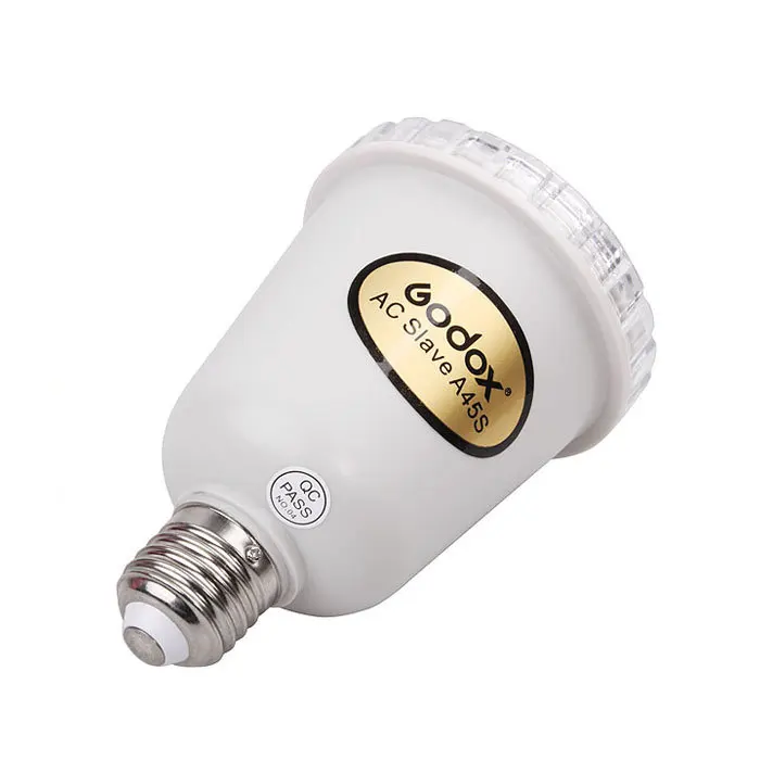 Godox A45S Photo Studio Strobe Light E27 Screw AC Slave Flash Strobe Bulb 220V 110V