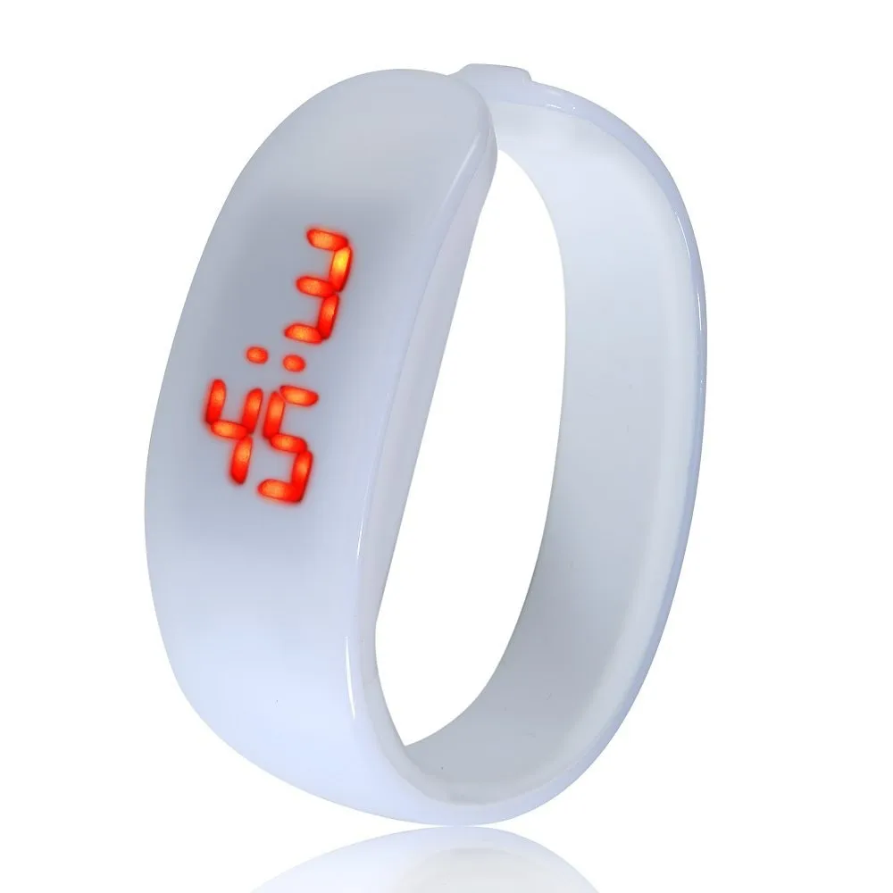 

2019 Hot Special Strap Marque Mode Casual Mode Montre-Bracelet WristWatch Montres Digital Watch Red LED Watches Women Clock
