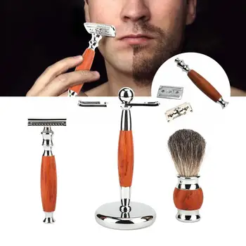 

Manual Shaving Tool Stand Holder Stand Shaving Brush Kit Men Shaving Brush Stand