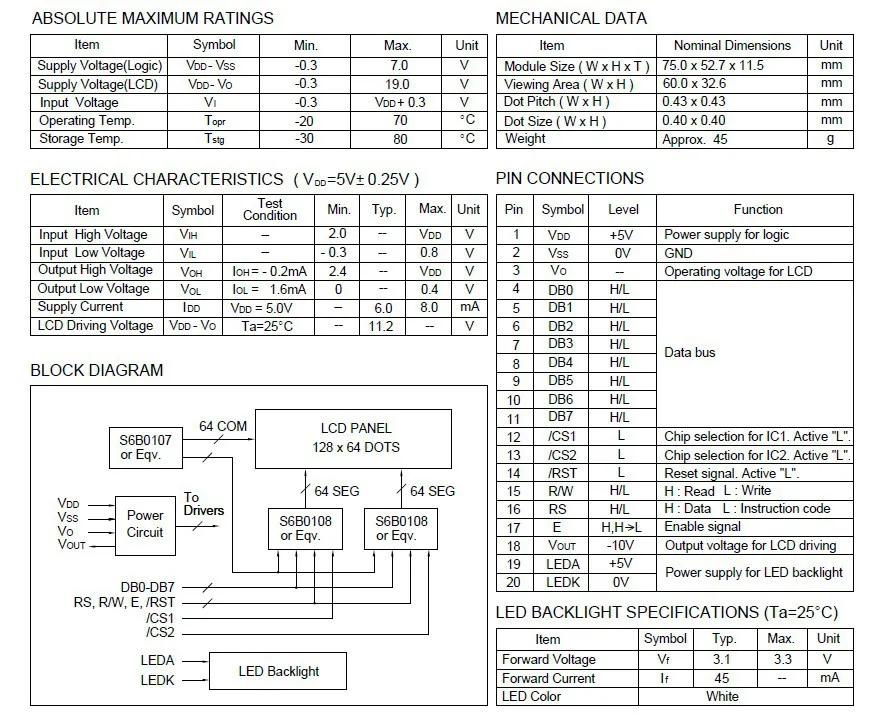 5V WG12864B 128x64 75x52,7 мм точки графические желтые зеленые ЖК-дисплей модуль KS0107 KS0108 совместимый контроллер новая экранная панель