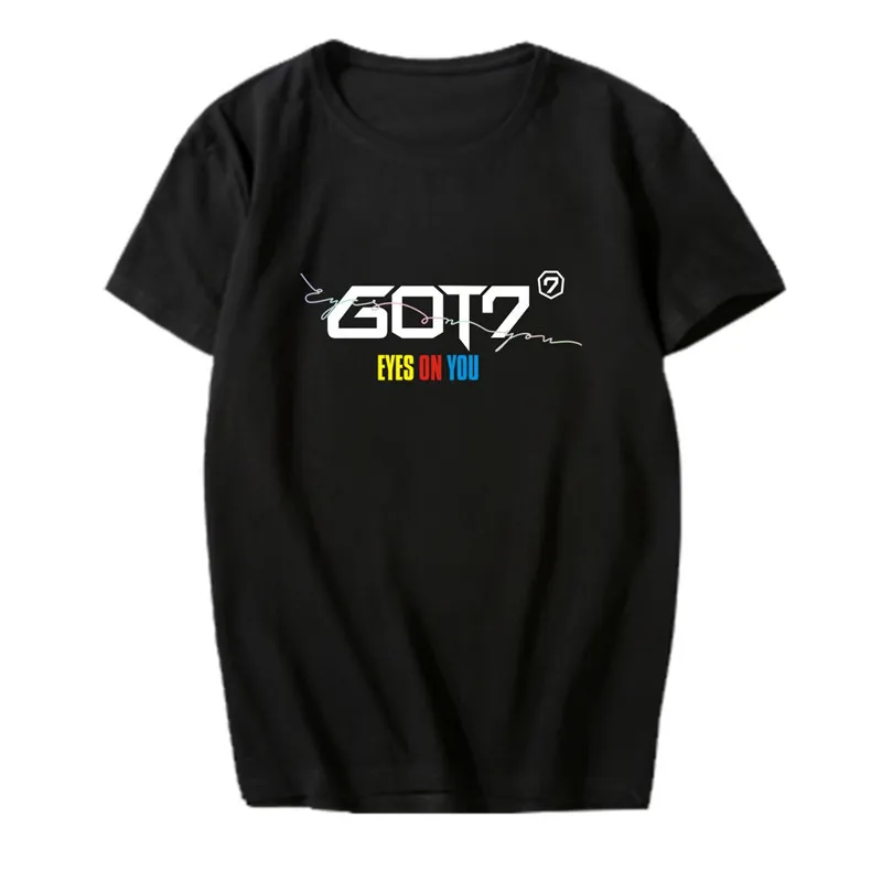 KPOP корейской моды GOT7 новый альбом глаза на вас из хлопчатобумажной ткани раздел