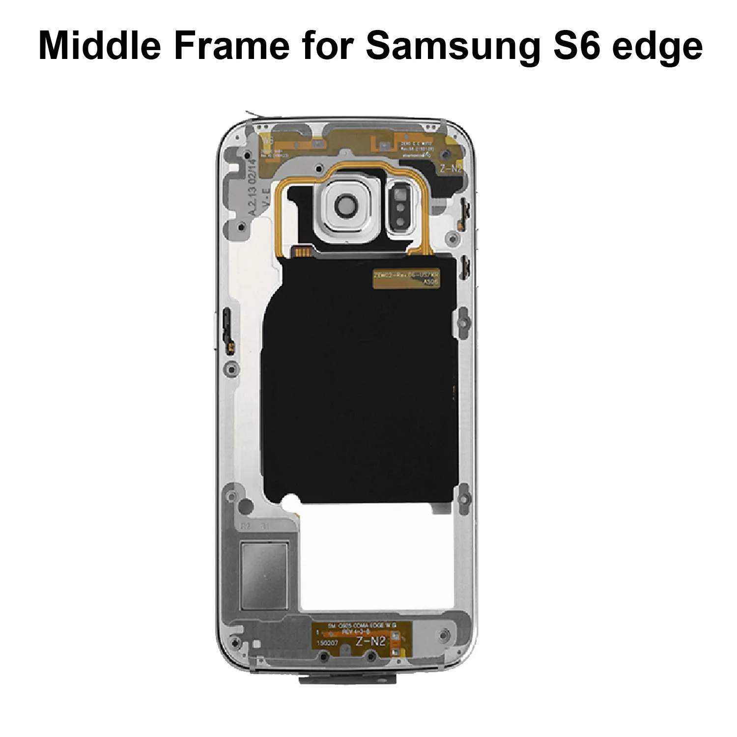 

Original Middle Frame Chassis Plate Bezel For Samsung Galaxy S6 edge G925F Back Housing + NFC + Part