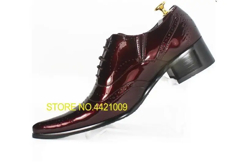 

spring 2018 Sapato masculino social mens patent leather black shoes men luxury pointy oxford shoes for men flats lace up loafer