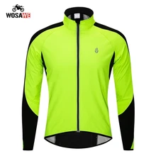 WOSAWE motorcycle Jackets thermal Fluorescent Green winter Autumn Clothing Sportswear Jersey Windproof Coat motocross jackets