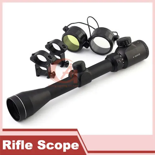 

Tactical 4-16x40E Red Green Dot Illuminated Optical Shotgun Rifle Scope Sight 20mm Rail Mounts Airsoft Riflescope HT6-0017