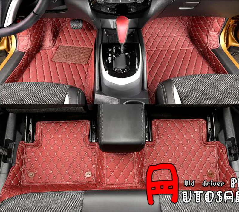Внутренний коврик для ног автомобиля декоративная отделка Стайлинг 7 шт. Nissan Qashqai