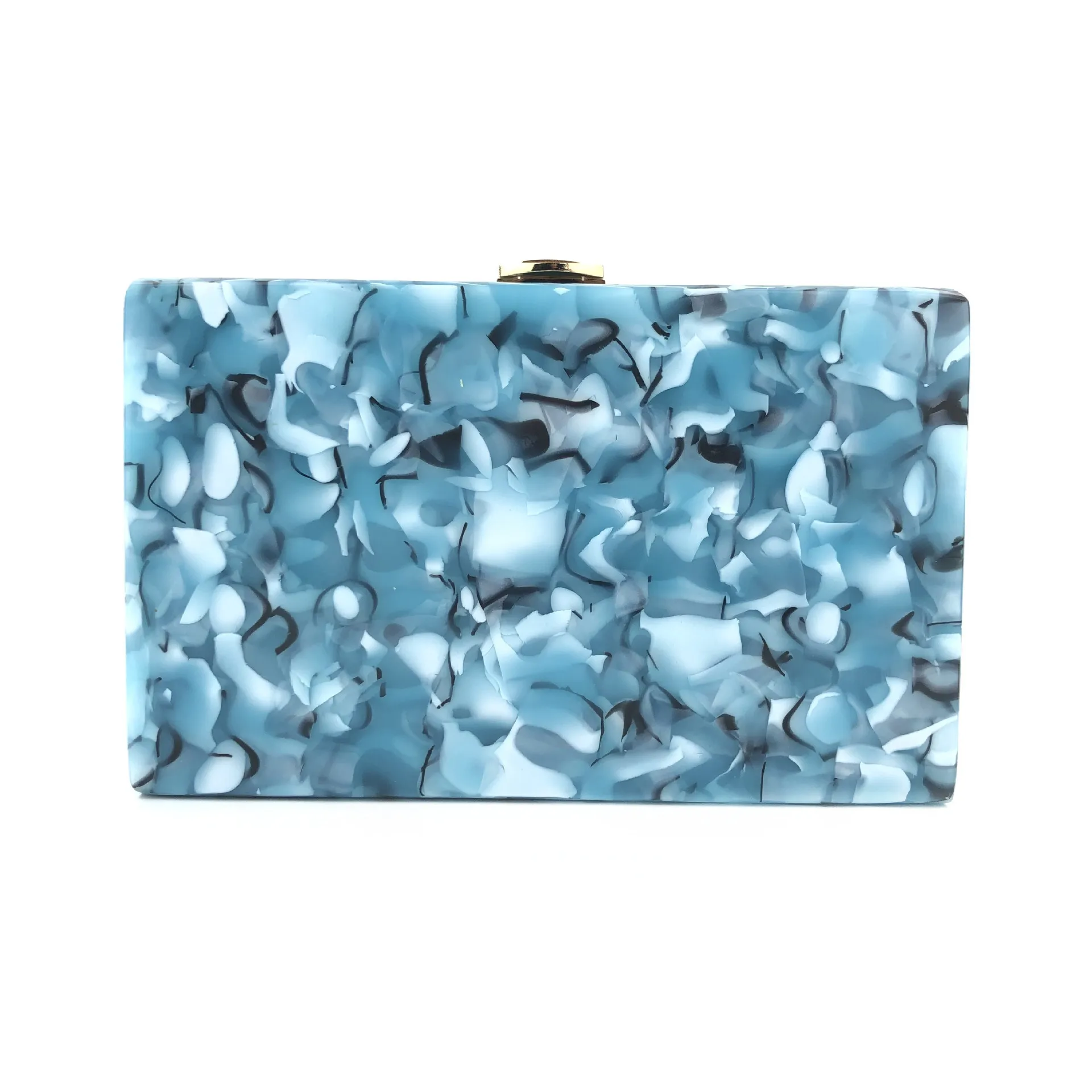 blue Мраморная сумка через одно плечо для банкета, вечерняя Bolsa Feminina Amelie, сумка-мессенджер, женские сумки, акриловая коробка, клатчи с клапаном - Цвет: blue