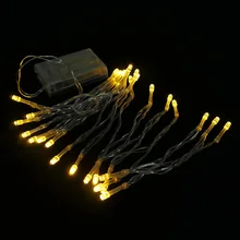 10/20 Вт, 30 Вт, 40 AA Батарея батарейках светодиодный гирлянды для гирлянды вечерние, свадебной церемонии, дня рождения или фестиваля вечерние украшения Фея светодиодный свет