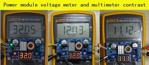5A DC-DC Регулируемый понижающий модуль с вольтметром
