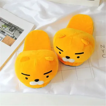 

New Style Lion Plush Three-dimensional Big Slippers Home Shoes Cotton Slippers For Bedroom Women Shoes