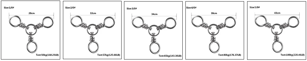 01-05fishing three way swivel