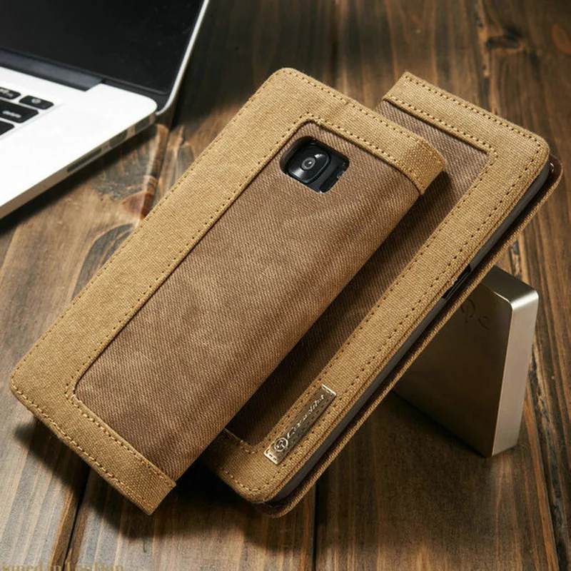 Для samsung S10 Plus чехол Caseme Магнитная джинсовая кожаная подставка для кошелька для samsung Galaxy S10 S9 Plus S8 S7 Edge Note 8