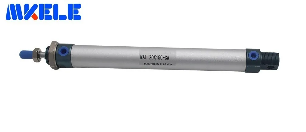 

Airtac Pneumatic Cylinder Air Pneumatic Cylinder Aluminum Alloy Cylinder 20mm Bore Fishtailing Shape Cylinders MAL20-150-CA