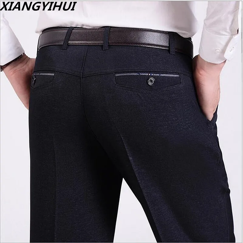 Men pants loose middle-aged joggers middle-aged men dad installed in autumn and winter 2018 men's casual pants mens clothing