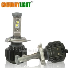 CNSUNNYLIGHT H4 Привет/Lo H7 H11 9005 9006 Светодиодные Фары Автомобиля 8000lm 3000 К 4300 К 6000 К Высокое яркость Авто Фары Conversion Kit