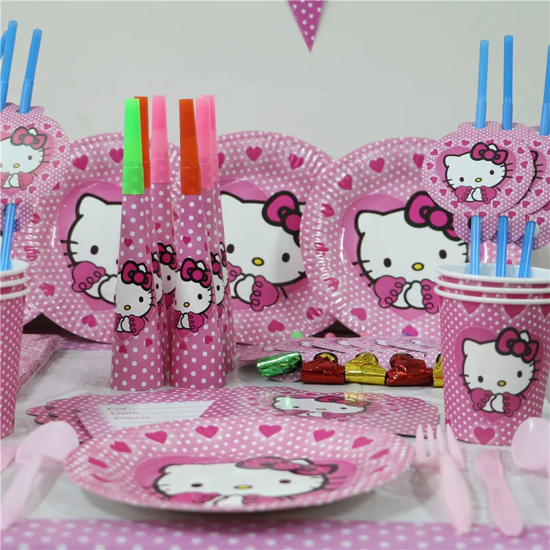 Hot 1pack 114pcs Kids Birthday Party Decoration Set First Hello