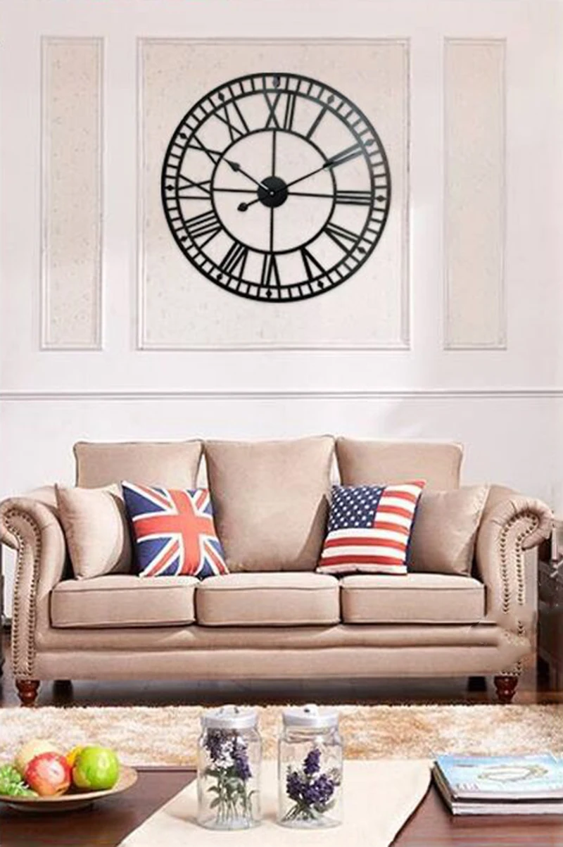 big clock wall mirror wall clock (4)