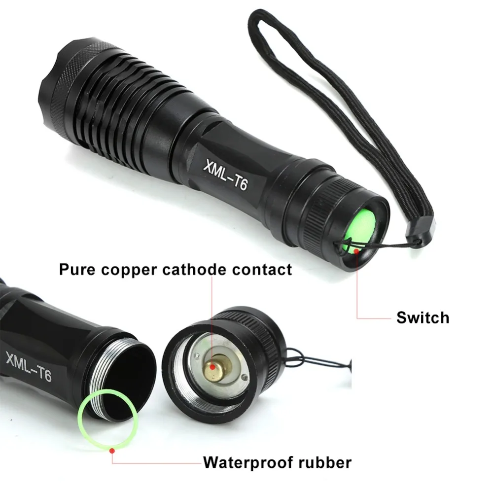 ANJOET-E6-XM-L-T6-LED-Flashlight-Zoom-torch-waterproof-5-mode-Zoomable-light-For-3x