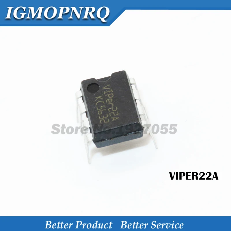 Преобразователь VIPer22A DIP 8 VIPer22 22A DIP8 Ac/dc 5 шт.|Интегральные схемы| |