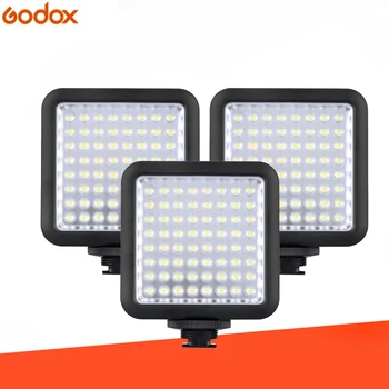 

3Pcs LED64 LED Video LED Lamp for DSLR Camera Camcorder mini DVR as Fill Light for Wedding News Interview Macro photography