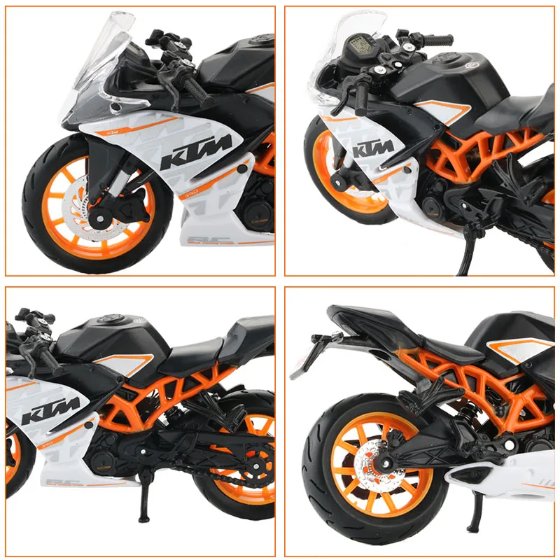 Maisto Сплав 1:18 Модель мотоцикла игрушка Моделирование KTM RC 390 мотоцикл автомобиль спортивный гоночный автомобиль Модель Коллекция игрушек для детей