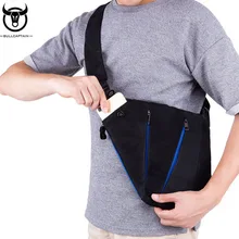 BULL CAPTAIN, высокое качество, Мужская натуральная кожа, Воловья кожа, тренд, слинг, грудь, рюкзак, для путешествий, модная сумка через плечо