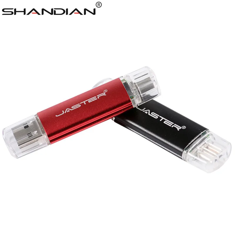 SHANDIAN OTG USB флеш-накопитель, высокоскоростной флеш-накопитель, 64 ГБ, 32 ГБ, 16 ГБ, 8 ГБ, 4 Гб, внешний накопитель, флешка двойного назначения