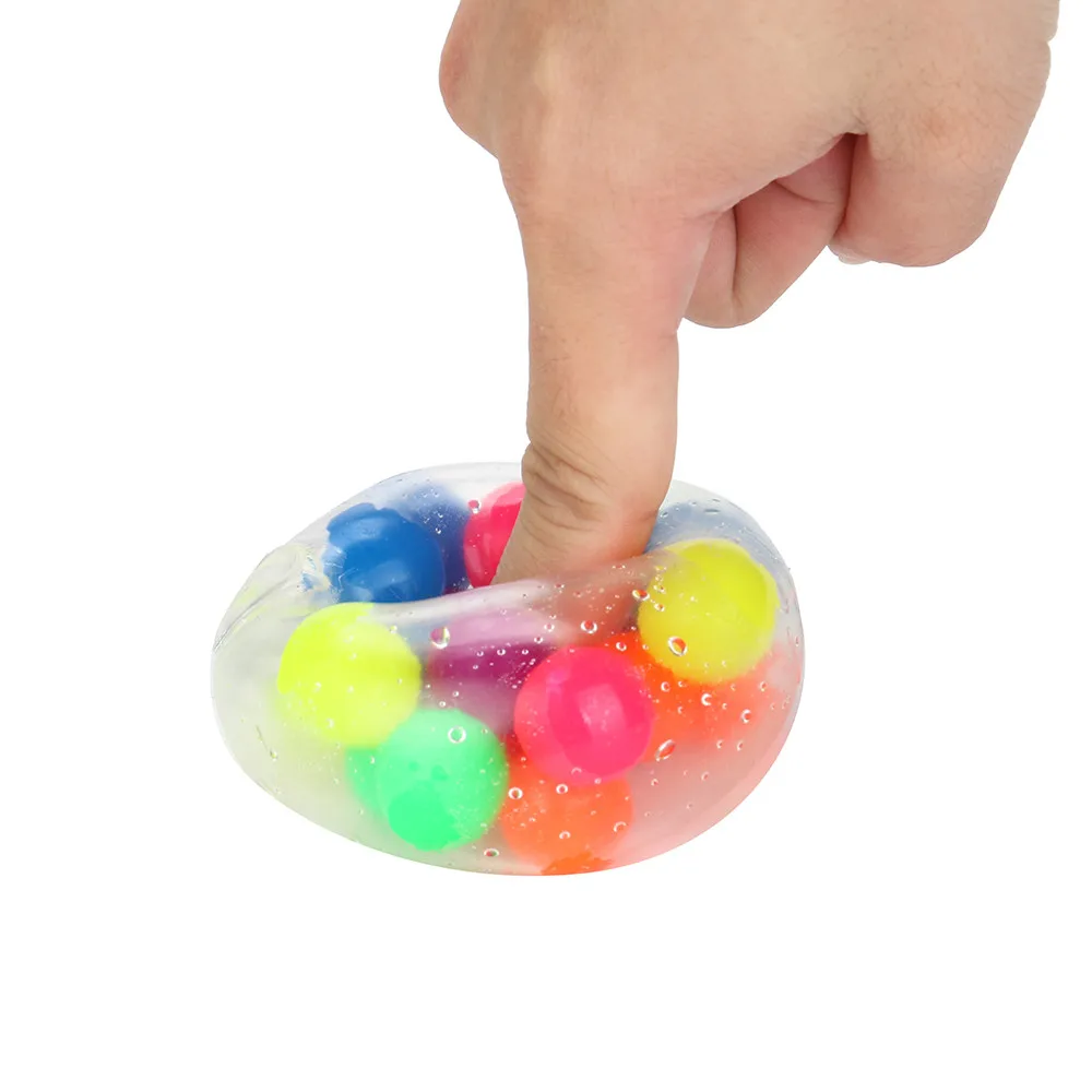 Цветная сенсорная игрушка для офиса, мяч для снятия стресса, игрушка для снятия стресса, мягкая Прямая поставка