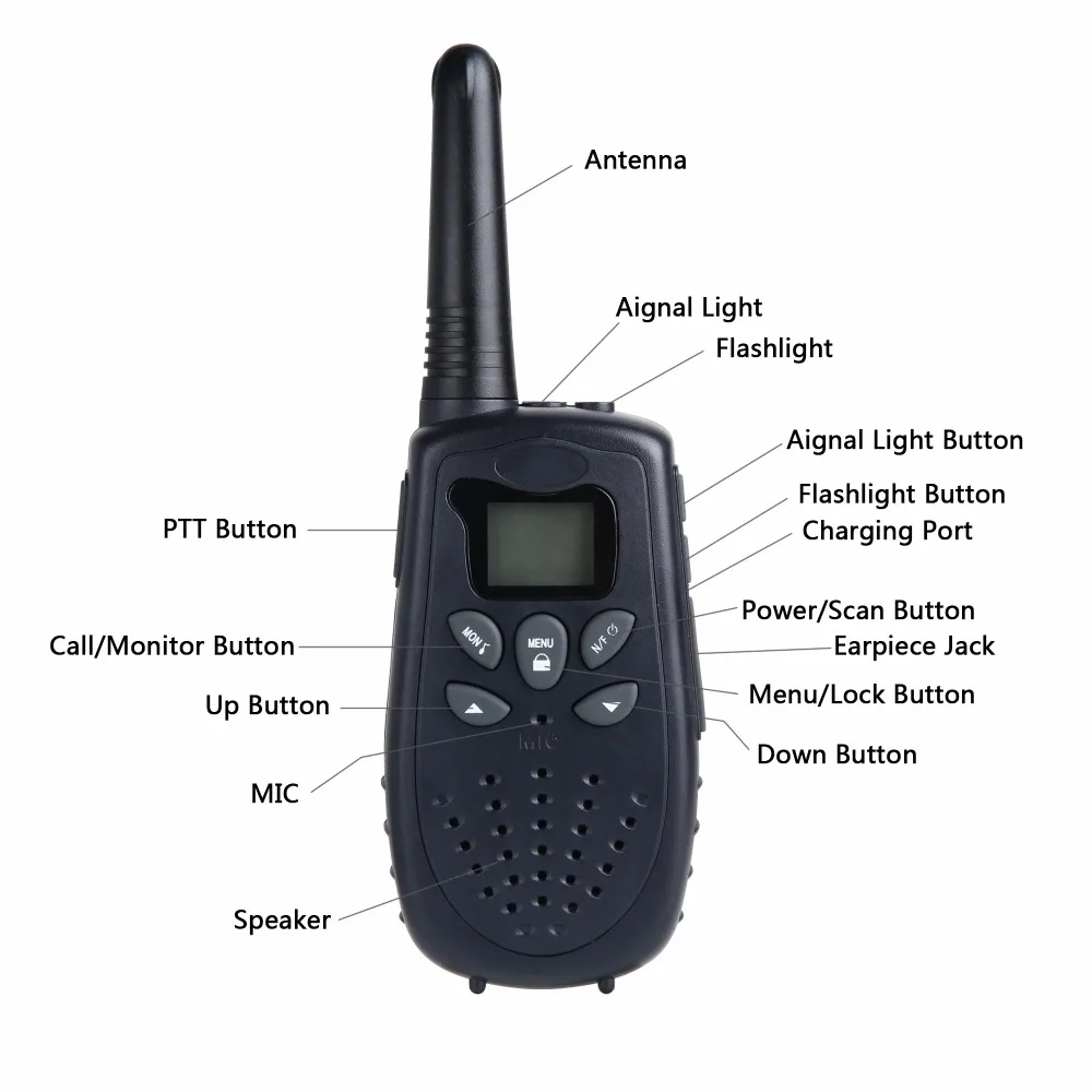 Рация 2 piece TaoHorse 1 W 400 470 MHz FM Ham двухстороннее радио трансивер рация|Рации| |