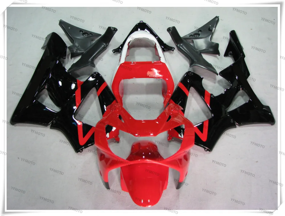 Motorcycle Hot Red+Black Fairing Body Work Cowling For H O N D A