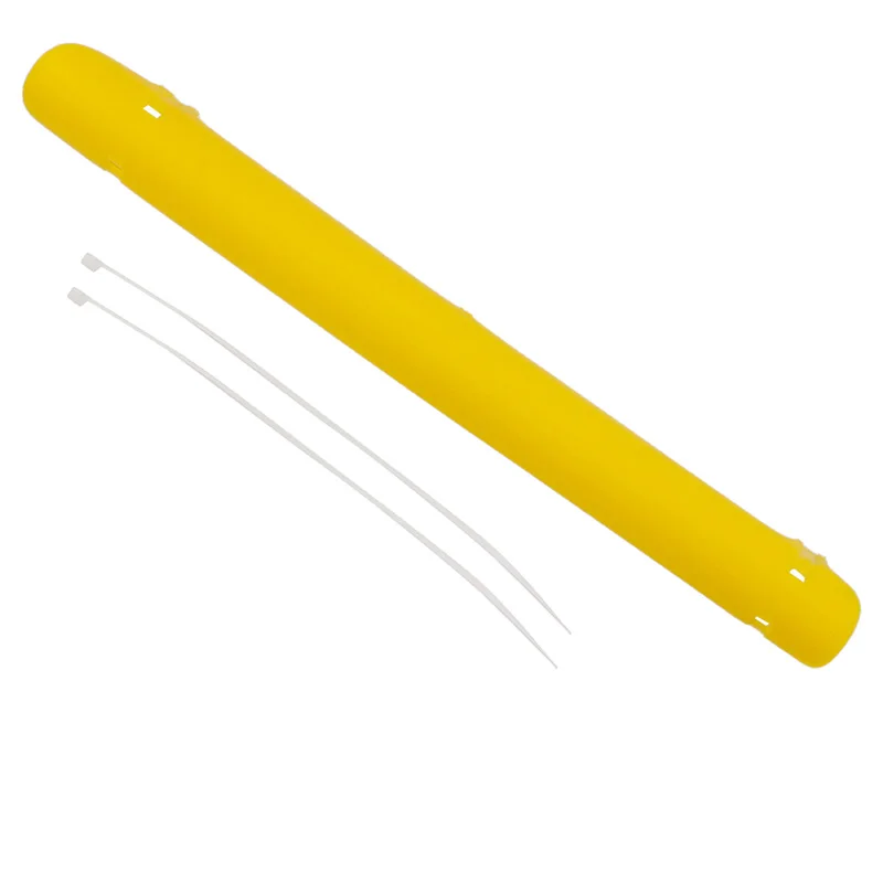 QILEJVS резиновая велосипедная Рама цепь Защитная палочка Защитная крышка для велосипеда аксессуары - Цвет: Цвет: желтый