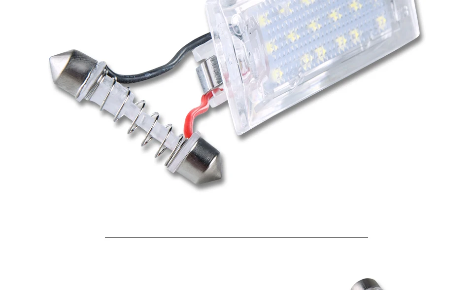 AcooSun Car Styling 6500K Error Free LED Car Licence Plate Lights Auto Accessories 12V Cars Number Light For BMW X3 E83 X5 E53  (9)