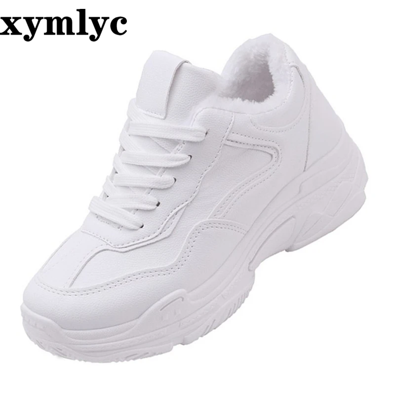 

2019 New Winter Cotton Mesh Women Sneakers Fashion Thick Bottom Womens Platform Sneakers Casual Shoes Zapatos De Mujer