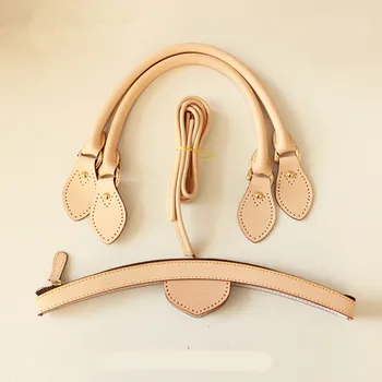 

bag handle 100% genuine leather luxury brand handbag DIY handle sets really oxidation cow leather accessory bags parts 2018 new