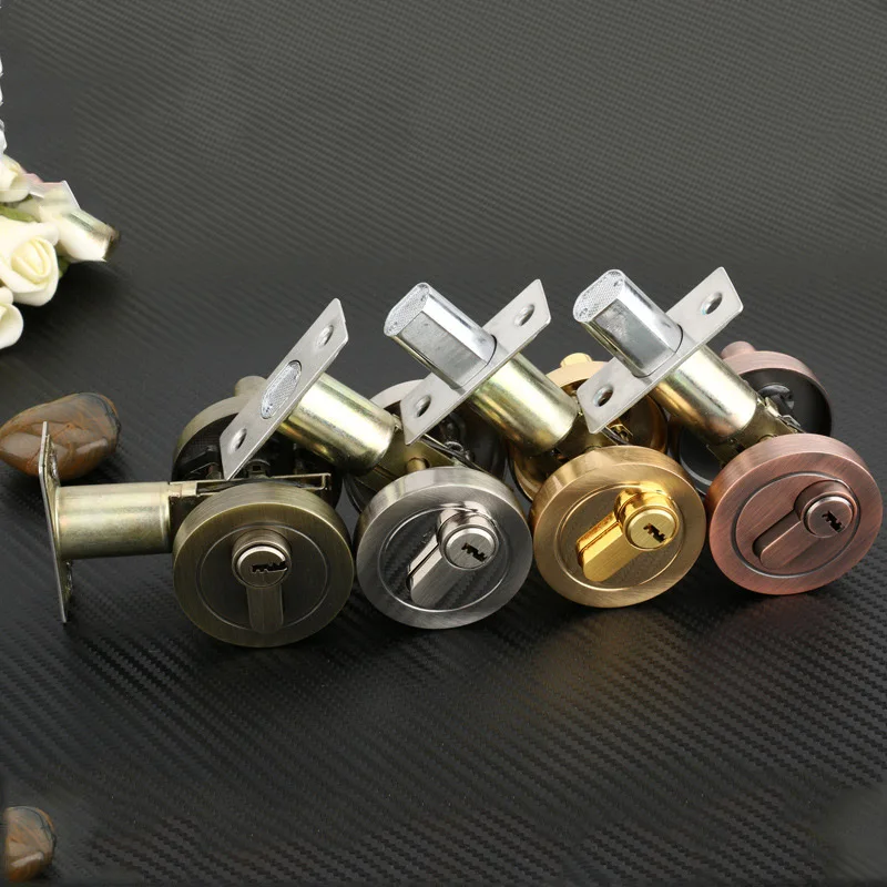 

Zinc Alloy Door Locks Single Head Lock Auxiliary Lock Home Indoor Door Locks JDH99