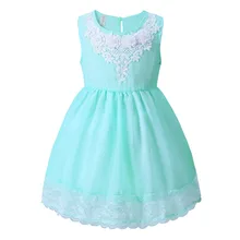 Pettigirl/светильник; Цвет Синий; Летние праздничные Платья с цветочным узором для маленьких девочек; кружевное свадебное платье принцессы для девочек; одежда для детей; GD50312-19