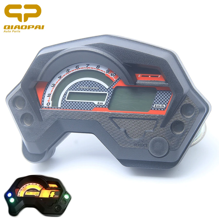 Buy Motorcycle Speedometer Digital Universal Electronics Indicator LCD Display