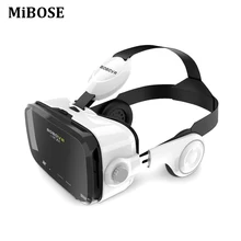 Original Leather goggles 3d Cardboard Helmet Virtual Reality VR Glasses Headset Stereo Box for 4-6′ Mobile Phone for google APP