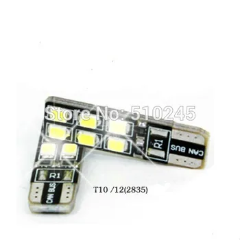 

30X CANBUS T10 LED 12 2835 SMD WHITE LIGHTS ERRO FREE 194 168 W5W 2825 BULB LAMP free shipping