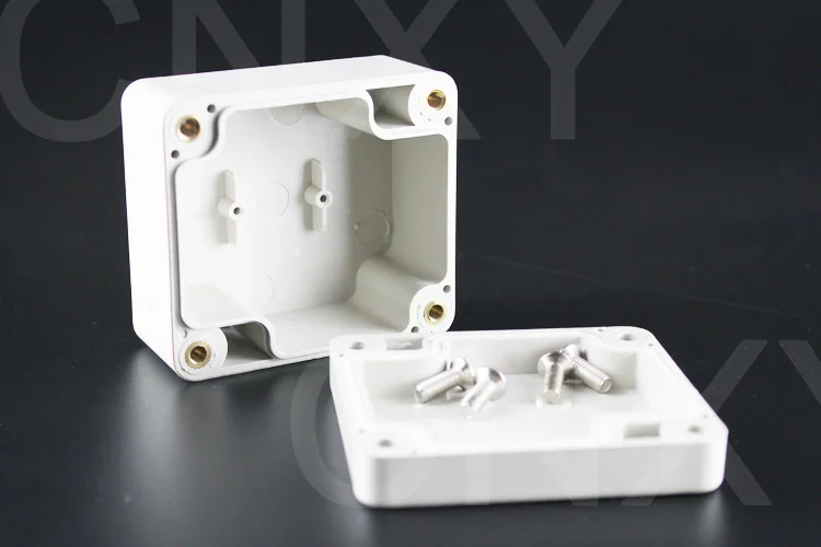 Мини водонепроницаемая коробка инструмент оболочки проводка пластиковый герметичный 100*68*50 мм ABS водонепроницаемый распределительная коробка