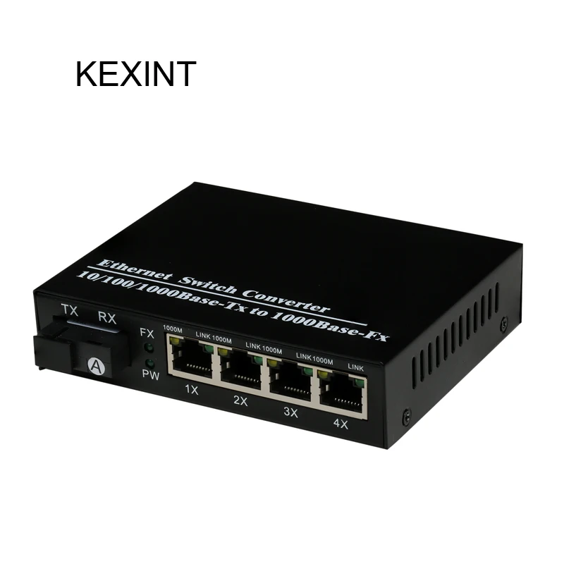 4 port best discount fiber media converter