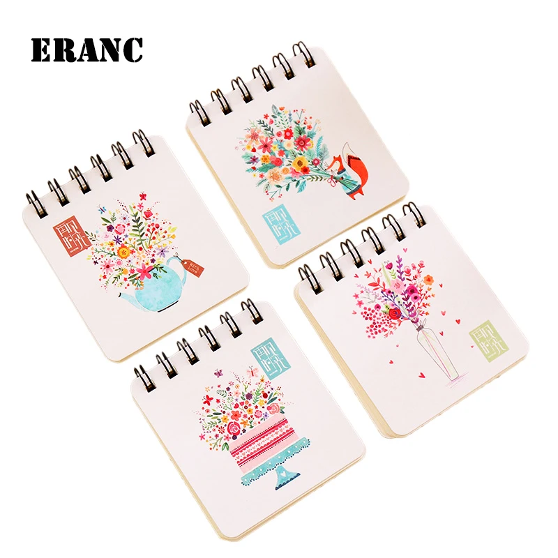coil notebook cute cartoon notebook paper kawaii portable