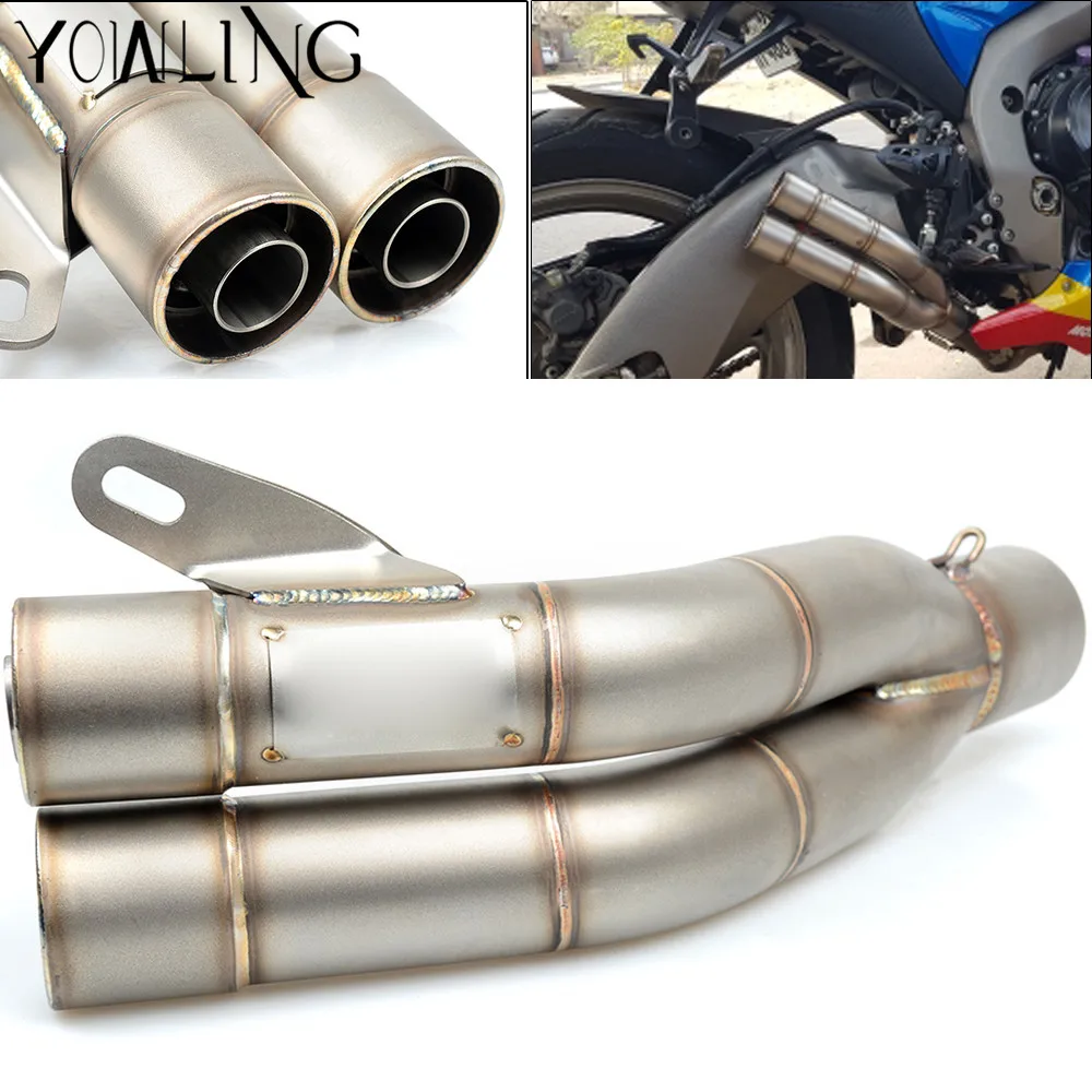 Universal Motorcycle Scooter Exhaust Pipe Muffler Escape For Suzuki SV650 SV650S SV1000 SV1000S GSXR 600 750 GSXR600 GSX-R750 Universal Motorcycle Scooter Exhaust Pipe Muffler Escape For Suzuki SV650 SV650S SV1000 SV1000S GSXR 600 750 GSXR600 GSX-R750
