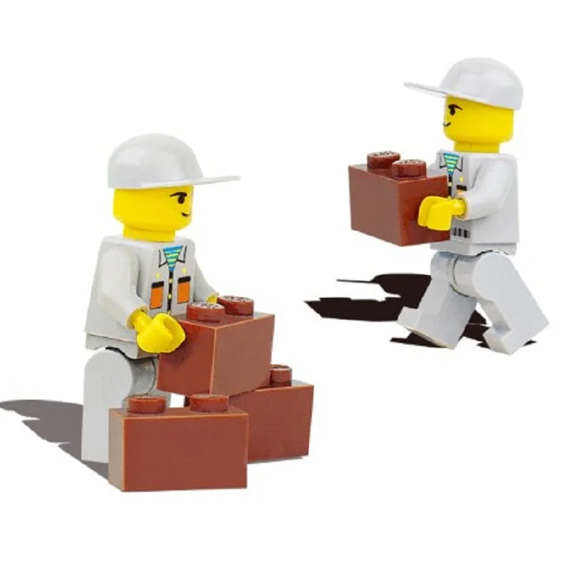 Tomlov DIY строительные блоки собраны пластиковой заглушкой детские игрушки