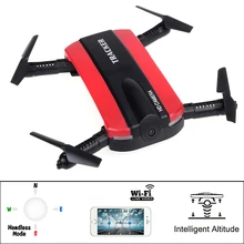 Беспроводной мини-Дрон Elfie RC FPV, складной карманный Дрон, jxd-523, удерживающий высоту, с безголовым режимом, вертолет