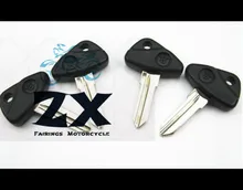 For Motorcycle Blank Blade Uncut key Shell for BMW K1200LT R1100RT R1150RT GS1100 Motorbike LACK Color
