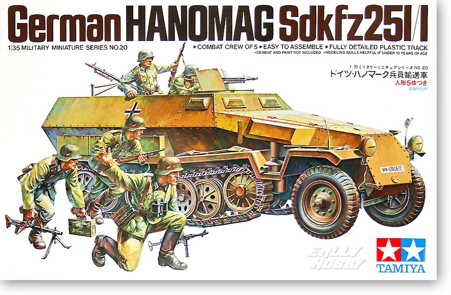 Sd. Kfz.251/1 немецкие половинные бронированные 1/35 бронетанцев 35020|Наборы для сборки