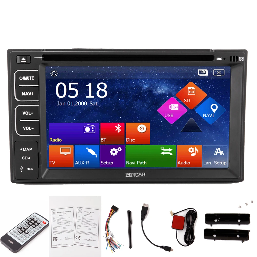 Perfect GPS Car DVD Player Audio Movie FM CD Steering Wheel AMP Navigation Auto Radio 3D Capacitive Autoradio MP5 Stereo PC 10