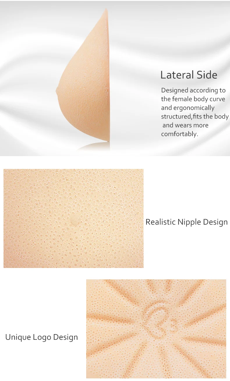 Komaynaly Fullbore False Breasts Lightweight Silicone Mastectomy Bras for Breast Cancer,Mastectomy Patient,Breast Crosscutting (8)