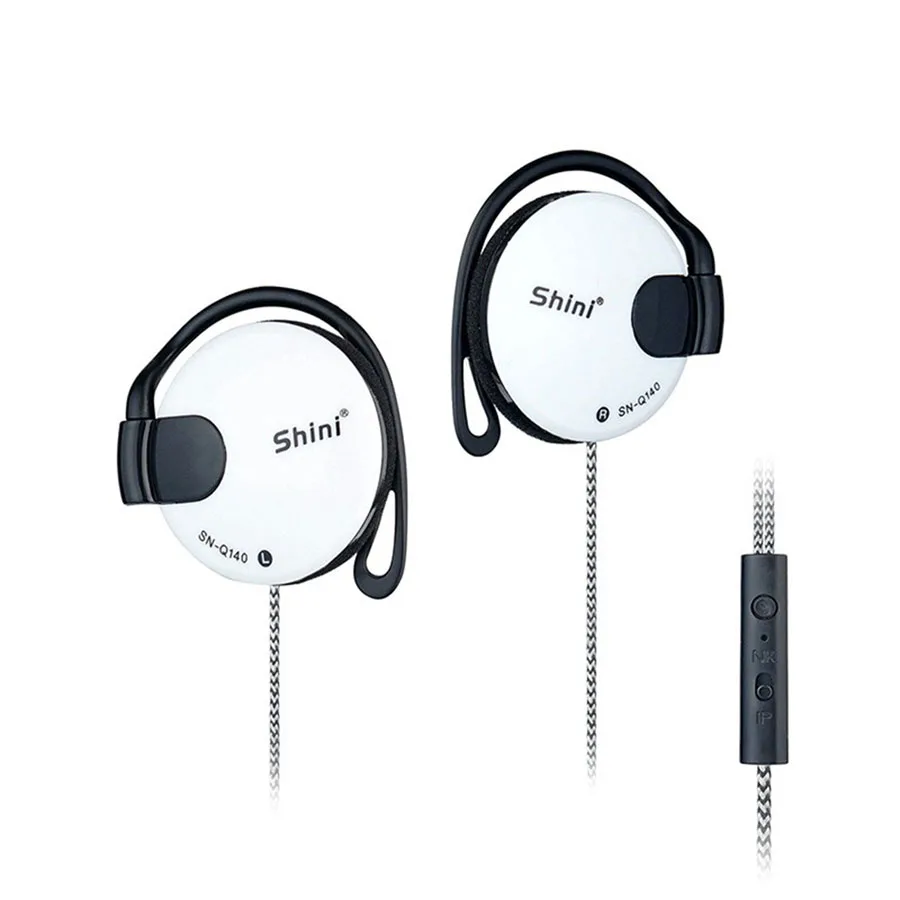 SN Q140 Mobile Phone Headphone For iphone Samsung HTC Headphone Ear Hook Earphone Stereo Hifi 3 5mm Sport Music Headset With Mic